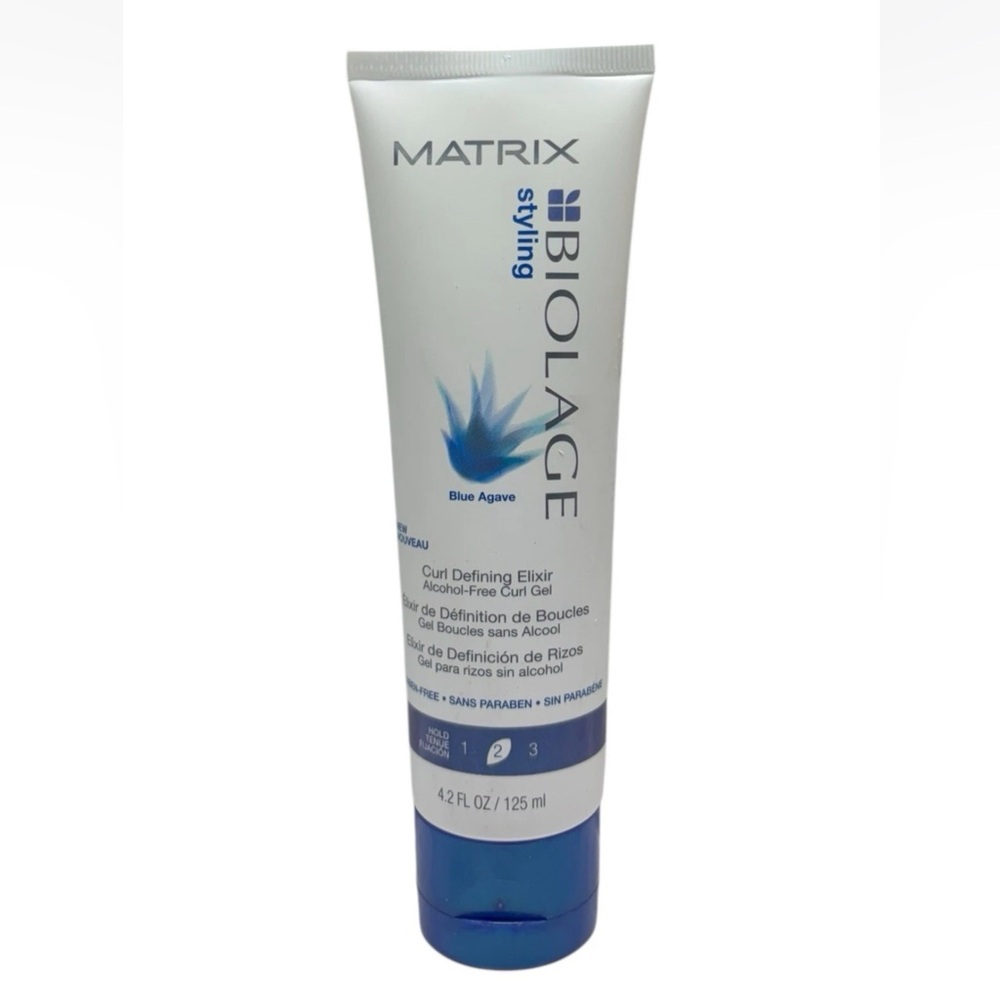 Matrix Biolage Curl Defining Elixir Medium Hold Gel Blue Agave 4.2oz Old Formula